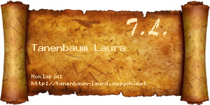 Tanenbaum Laura névjegykártya